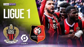 Nice vs Stade Reims  LIGUE 1 HIGHLIGHTS  12102023  beIN SPORTS USA [upl. by Rehpotsirk]