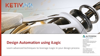 iLogic Design Automation Part 1  Autodesk Virtual Academy [upl. by Malkah]