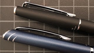 Pentel Energel Style vs Uni Jetstream Prime One Executive Pen Comparison [upl. by Neliac]