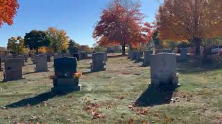 ASMR Autumnal Drive Through St Annes Cemetery [upl. by Nosittam]