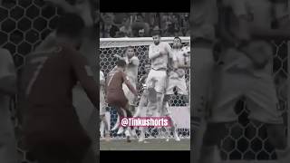 Ronaldos Insane Shot Power ⚡🔥 football ronaldo edit fyp edit soccer shorts [upl. by Ssitnerp]