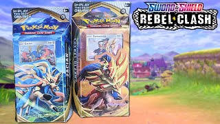 Pokemon Rebel Clash Zacian and Zamazenta Theme Deck Review [upl. by Solram]