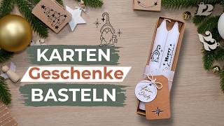 🎄✨ 7 Schnelle DIYIdeen für persönliche Weihnachtsgeschenke und Karten 🎁💌 – So einfach geht’s [upl. by Aaren810]