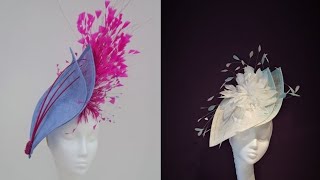 DIY Two layered Sinamay Fascinator headpiece [upl. by Patnode]