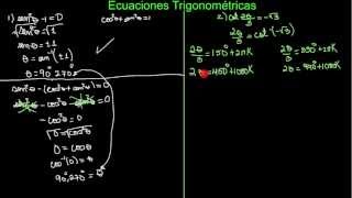 Ecuaciones Trigonométricas  Ejercicios 2 [upl. by Cis150]