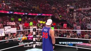 2012 WWE John Cena Returns As Doctor Of Thuganomics WWE RAW 03 12 12 HD [upl. by Eniluj]