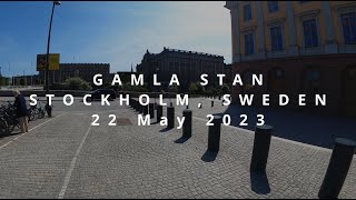 Stockholm Walk  Gamla Stan May 2023 [upl. by Ahsad52]