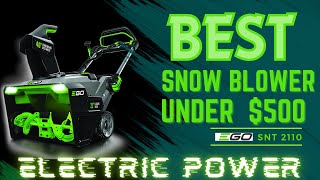 EGO Snow Blower Review  COLORADO SNOW TEST  model SNT2110 [upl. by Milewski]