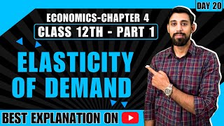 Microeconomics  Elasticity of demand  Chapter 4  Part 1 [upl. by Bratton]