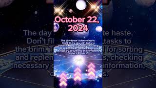 ♈Important tips for October 22 2024 for all zodiac signs ♌General amp Daily Horoscope ♎ astrology [upl. by Riddle]