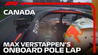 Max Verstappens Pole Lap  2022 Canadian Grand Prix  Pirelli [upl. by Silloc]