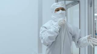 Cleanroom  PharmaBiotech Garments and Supplies [upl. by Tanah]