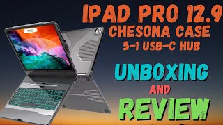 CHESONA iPad Pro 129  11 inch  51 USBC HUB UNBOXING AND REVIEW [upl. by Rosmunda]