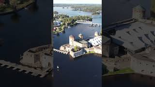 Olavinlinna Castle Finland finland olavinlinna savonlinna castle drone dji europe [upl. by Bala]