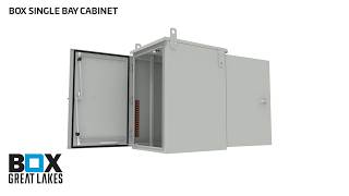 Single Bay BOX Outdoor Enclosure for Broadband amp Industrial Applications [upl. by Akcira530]