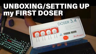 Unboxing and Setting up my first doser  Jebao Doser 34 [upl. by Benia962]