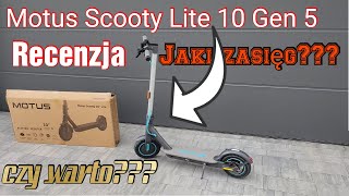 Motus Scooty 10 Lite Gen5 test i odblokowanie prędkości [upl. by Martsen]