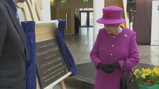 Queen visits Lister Community School in east London [upl. by Rehptsirhc]