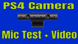 PS4 Camera Mic Quality Test vs blue YETI [upl. by Alaet]