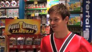 Power Rangers Samurai Launch Event with Aaron Cook [upl. by Sakiv]