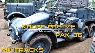 Krupp Protze 37 cm PaK 36 Militracks 2014 Oorlogsmuseum Overloon [upl. by Avril848]