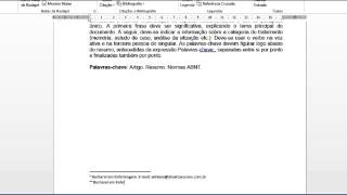 Dicas para TCC  Como inserir notas de rodapé word [upl. by Marler]