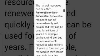 What are Renewable or Non Renewable Resources Class 8 Geography Chapter 1 [upl. by Ybrad]