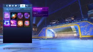 Atomizer Goal Explosion ROCKET LEAGUE [upl. by Harmaning495]