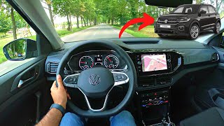 Volkswagen TCross 2022 TEST DRIVE 150hp [upl. by Uase631]