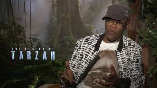 The Legend of Tarzan Interview  Samuel L Jackson [upl. by Paucker]