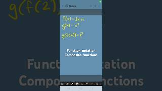 composite functions function notation 1 [upl. by Anneyehc]