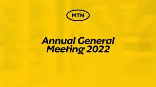 MTN Nigeria Communications Plc  2022 Annual General Meeting [upl. by Anetsirhc]