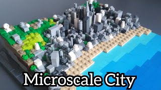 Lego MOC  Microscale city [upl. by Noret939]