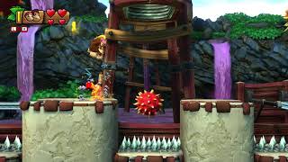 DKC Tropical Freeze 54 Panicky Paddles Secret Exit [upl. by Olifoet952]