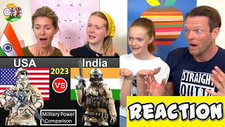 INDIA vs USA MILITARY POWER COMPARISON REACTION  BigAReact [upl. by Ballard]