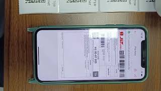 How to print shopee waybill on the phone with BEEPRT LTK244BT [upl. by Ellimak]