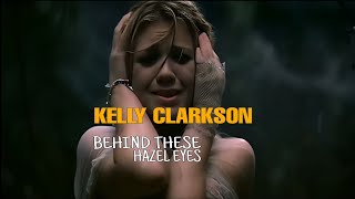 HD Kelly Clarkson  Behind These Hazel Eyes Music Video [upl. by Conroy85]