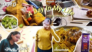 A Day In Life Of a College student 📝 preparing for end sem exams📚 productive days in my life 🌷 [upl. by Yromas]