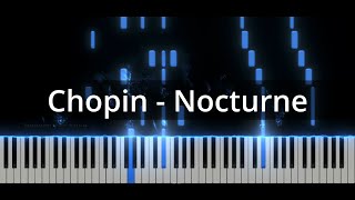 Chopin  Nocturne in E flat Major  Op 9  No 2  Piano tutorial [upl. by Odawa]