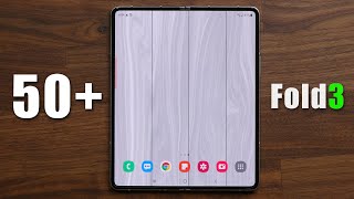 50 Amazing Tips To Customize Your Samsung Galaxy Z FOLD 3 [upl. by Warden]