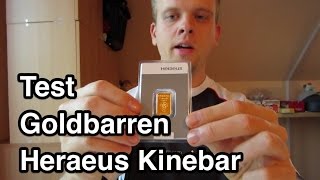 Test Heraeus Goldbarren  Goldbarren Kaufen  Heraeus Gold  Gold kaufen  Goldbarren kaufen [upl. by Yoshi869]