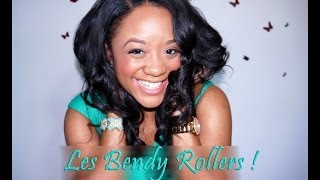 Des boucles volumineuses sans chaleur  Bendy Rollers ❤  CeriseDaily ❤ [upl. by Leiand]