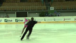 10 O OLTMANNS  J SANTILLAN USA  ISU JGP Austria 2011 Junior Pairs Short Program [upl. by Disario]