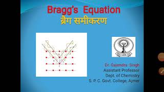 Braggs Equation [upl. by Yltneb]