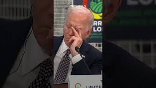 US President Biden appears to rest his eyes during Angola trip [upl. by Adelle]