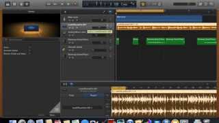 GarageBand 10 Basic Editing Features [upl. by Helsie]