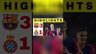 Barcelona vs Espanyol  31  All Goals and Highlights LaLiga Liga Spanyol short sportnews [upl. by Dragone]