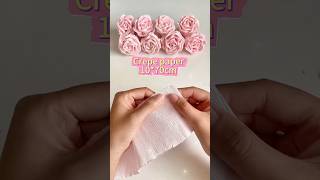 DIY gift crepe paper rose flowers tutorial handmadegifts flowers gift paper papercraft rose [upl. by Mclaughlin502]