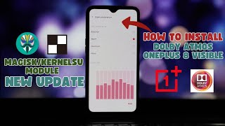 How to Install New Dolby Atmos OnePlus 8 Visible Magisk Module Android 9 [upl. by Latt593]