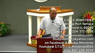 STUDYS Ministries Thursday Night Bible Study 1172024 [upl. by Wilow633]